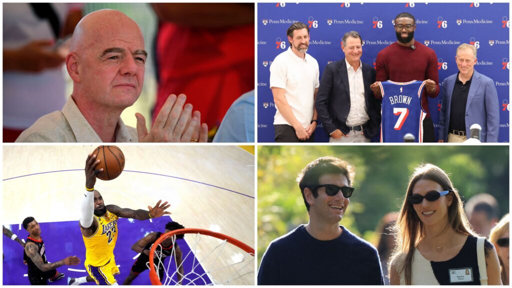 Blitzer David Lakers Kushner Infantino