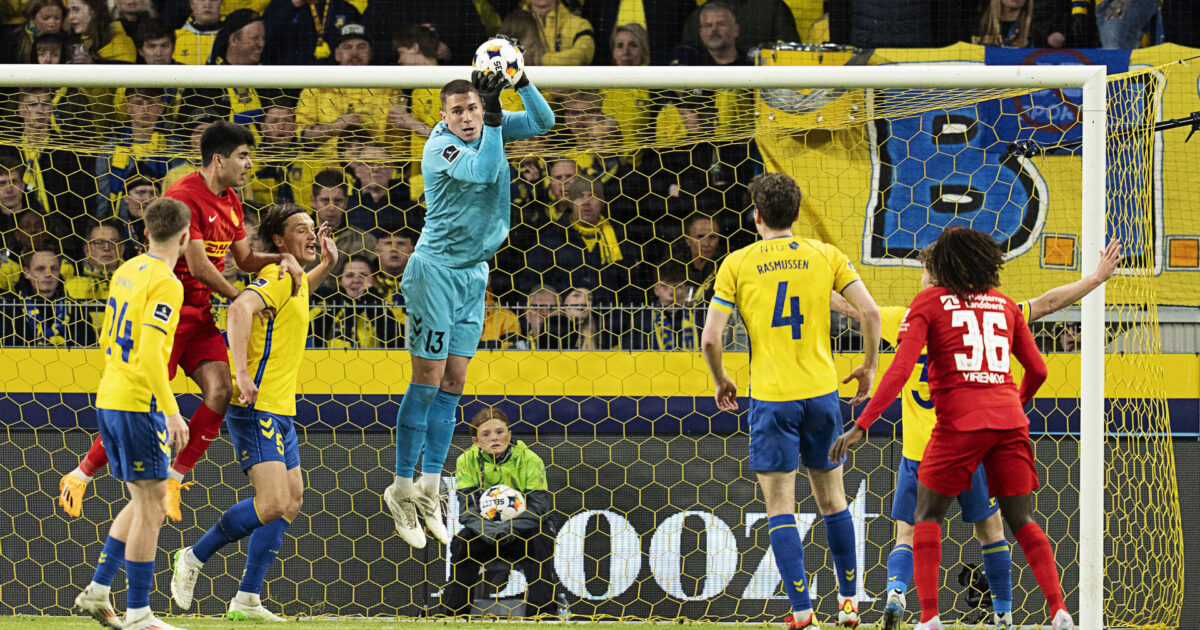 Brøndby-målmand i dialog med norsk klub Foto: Claus Bech/Ritzau Scanpix
