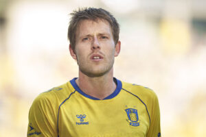 Nicolai Vallys i en Brøndby IF-trøje.
