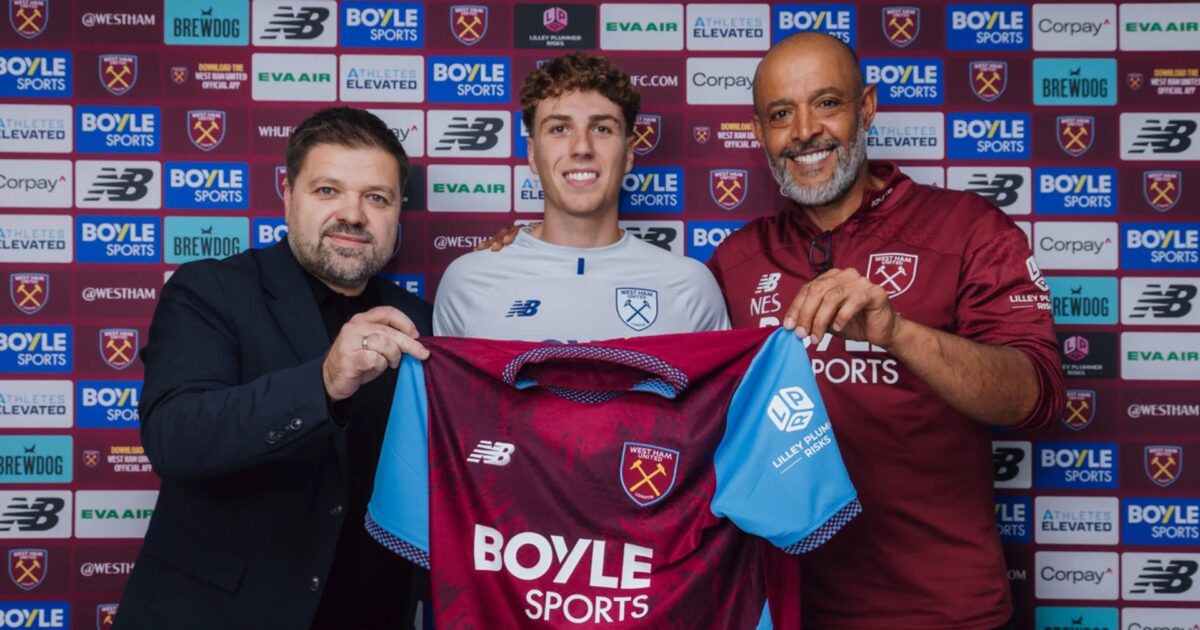 Bekræftet: West Ham sprænger transferrekord Foto: West Ham United