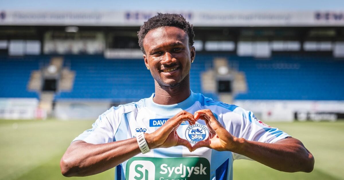 Officielt: Sønderjyske henter gambisk topscorer Foto: Sønderjyske 