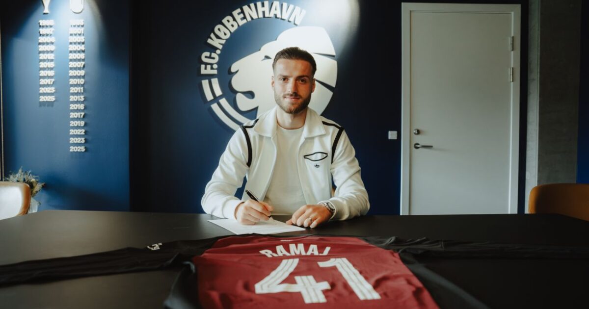 Svensson jubler over Ramaj-transfer Foto: Freja Borne, FCK Media