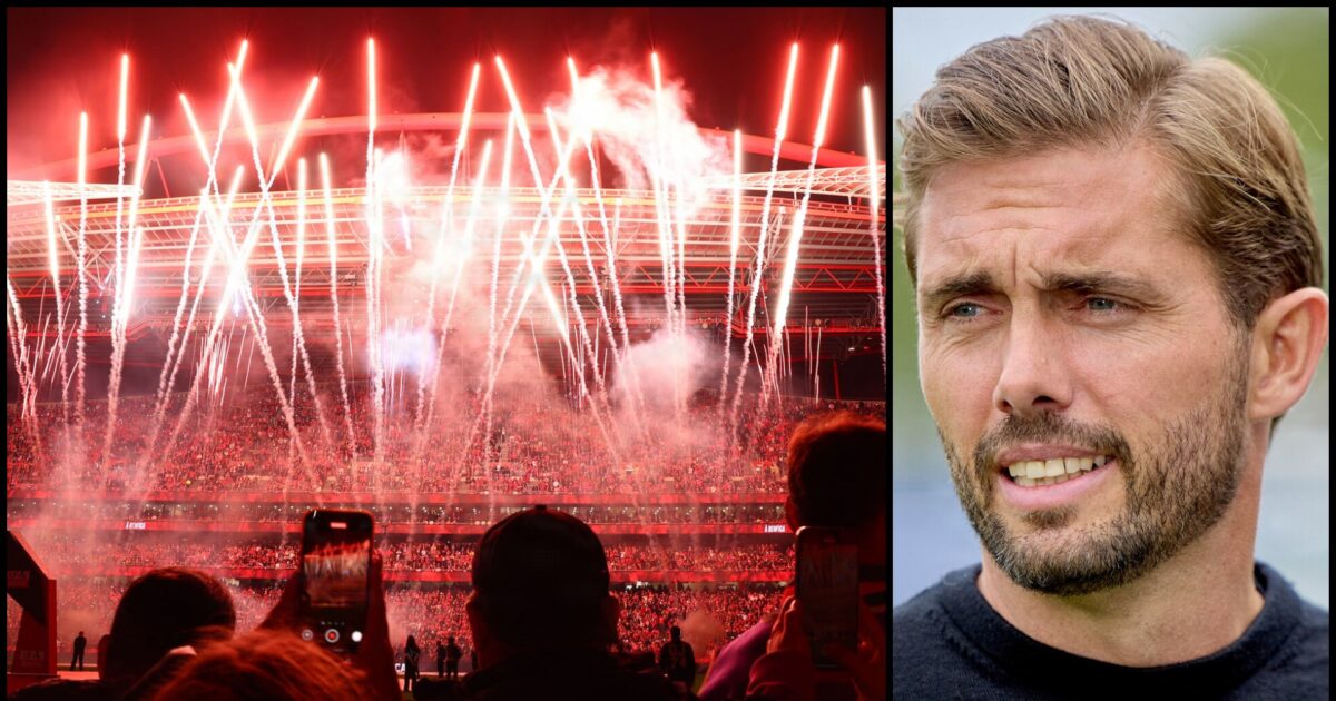 68.000 på stadion: Poulsen ser frem til kulissen Foto: Ritzau Scanpix/REUTERS
