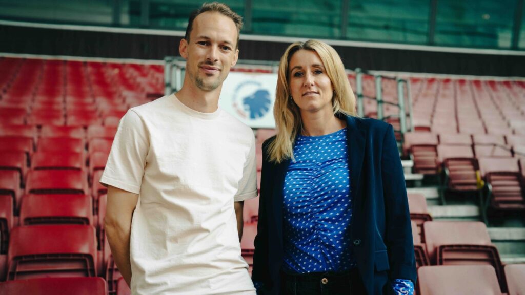 Kasper Klarskov Nielsen i Parken med FC København.