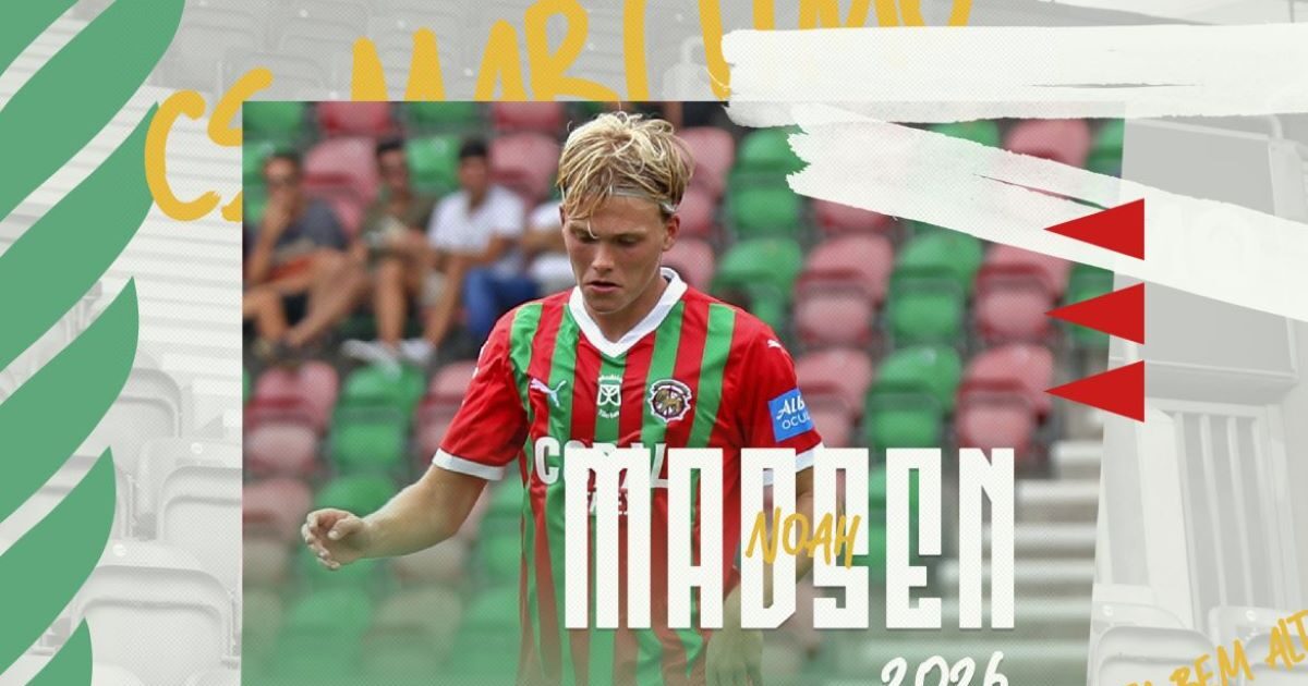 Forlod Vejle som 17-årig: Nu rygtes han til Polen Foto: Marítimo 