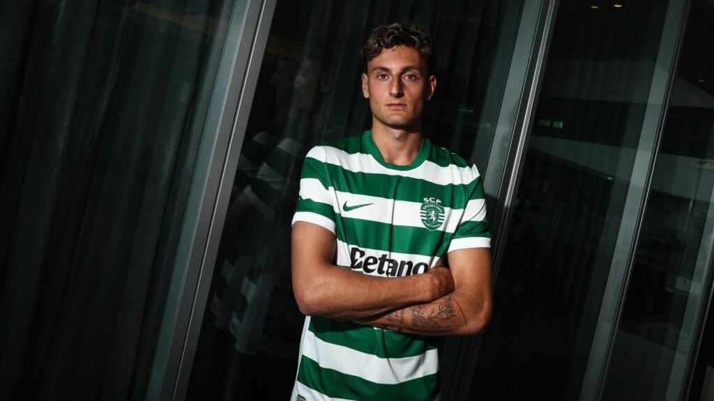 Silas Andersen bliver præsenteret i Sporting