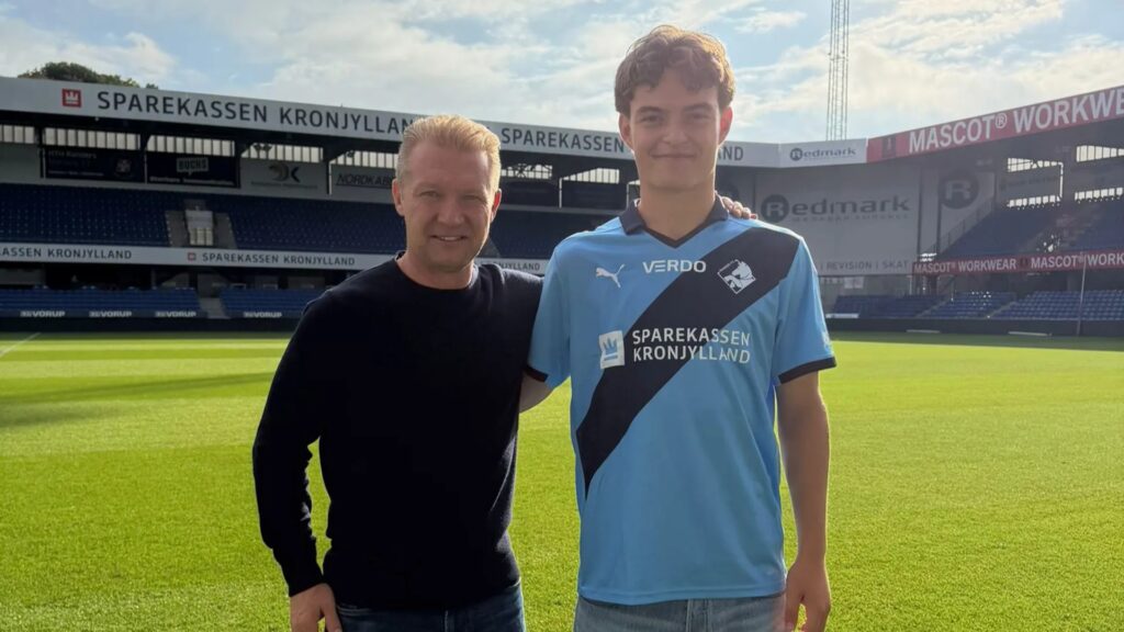 Simon Stüker og Søren Pedersen på Cepheus Park.