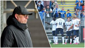 Carsten V. Jensen og AGF-spillere