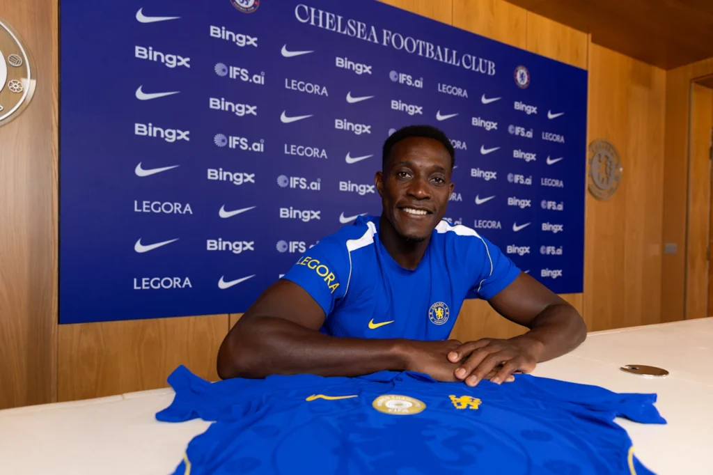 Danny Welbeck præsenteres i Chelsea.