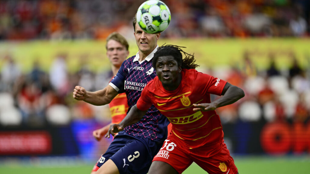 Caleb Yirenkyi i aktion for FC Nordsjælland