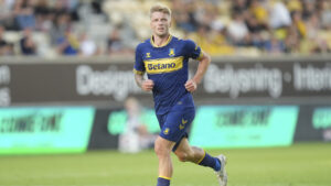 Daniel Wass i aktion for Brøndby.
