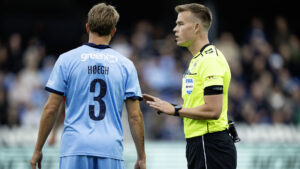 Daniel Høegh i aktion i første runde af Superligaen