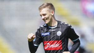 Emil Frederiksen spiller for Sønderjyske