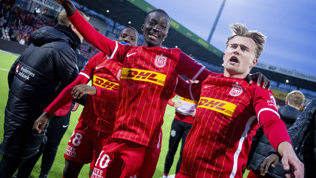 Mohammed Diomande smiler.