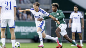 Asger Sørensen i kamp for FCK.