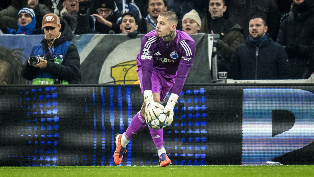 Dominik Kotarski spiller for FC København