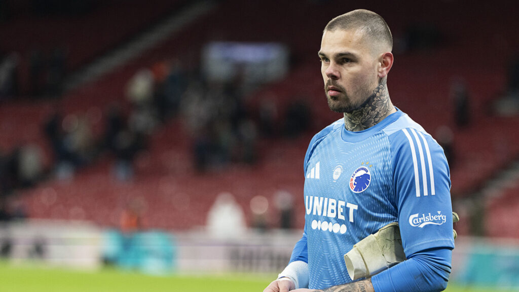 FCK-målmand Dominik Kotarski.