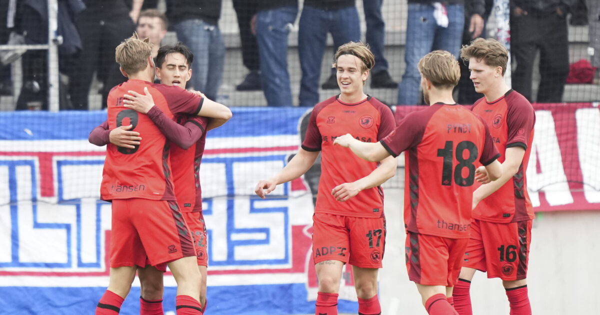 Afklapsning i Aalborg: Fredericia smadrede AaB Foto: Claus Fisker/Ritzau Scanpix