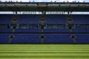 Brøndby Stadion tomt.