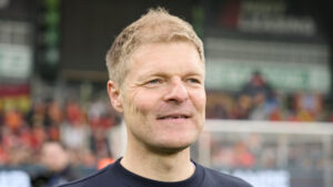 Jens Fønsskov Olsen med et smil på læben.