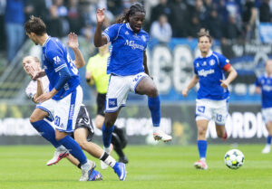 Munashe Garananga i kamp for Lyngby.