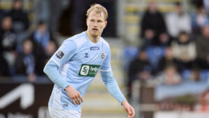 Magnus Jensen i en Sønderjyske-trøje.