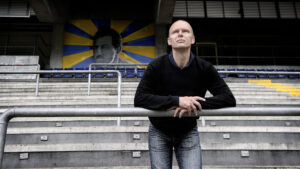 Ole Bjur på Brøndby Stadion
