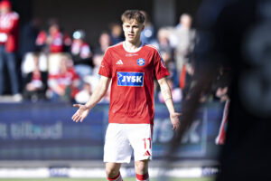 Oliver Ross for SIlkeborg IF den 10. maj 2026.
