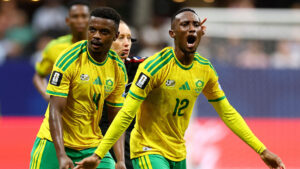 Thapelo Maseko spiller for Sydafrikas landshold