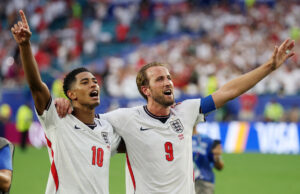 Harry Kane og Jude Bellingham.
