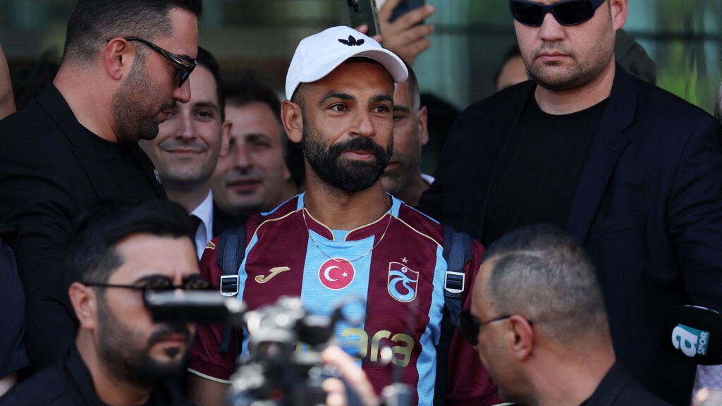 Mohamed Salah i Trabzonspor-trøje