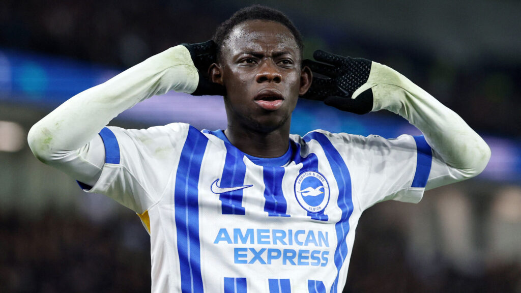 Brighton & Hove Albions Yakuba Minteh