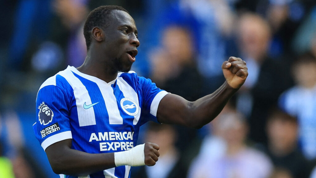 Yankuba Mintehs jubler efter scoring for Brighton.