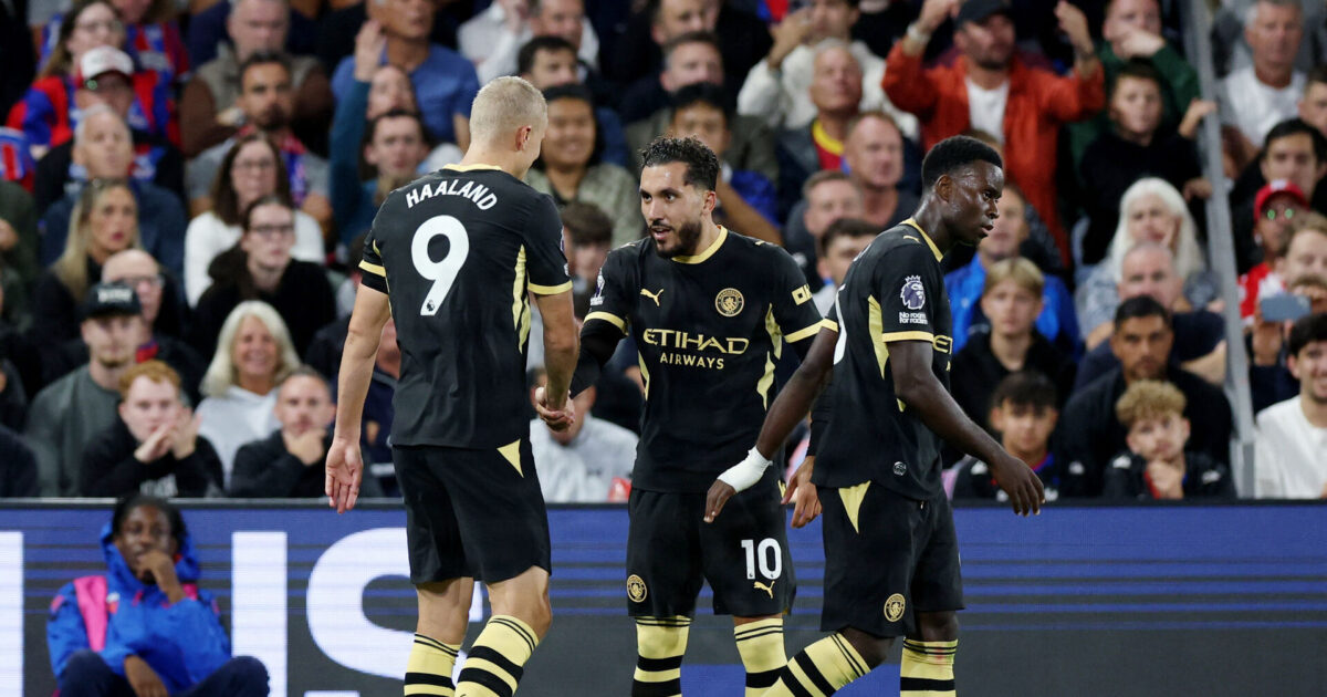 City-stjerne scorede to: Spillede så lort Foto: Ritzau Scanpix/REUTERS