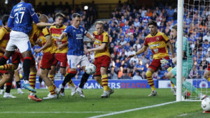 Anders Klynge spiller for Jagiellonia mod Rangers