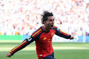 Ferran Torres jubler.