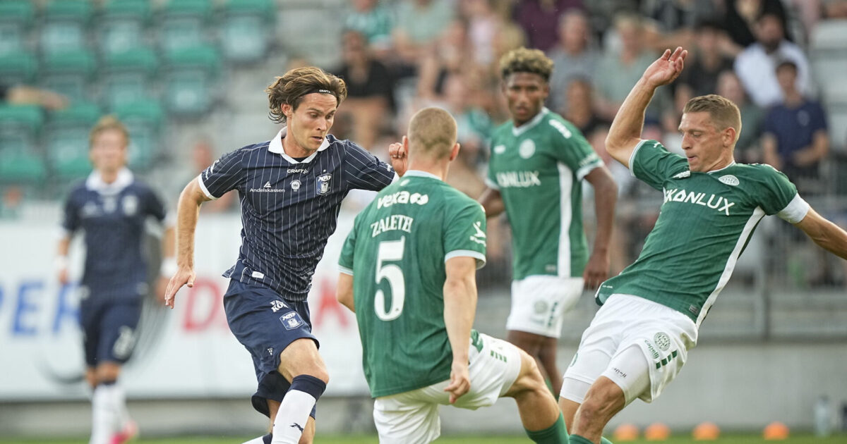 Var det nu smart, AGF? Viborgs Lampard slog til Foto: Bo Amstrup/Ritzau Scanpix