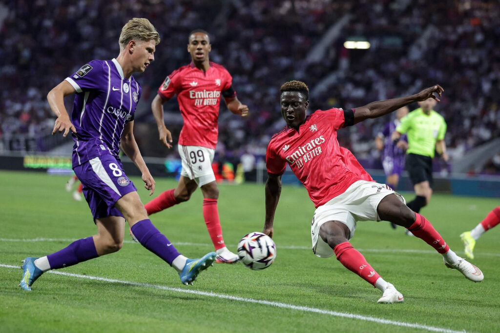 Thomas Jørgensen i sin debut for Toulouse