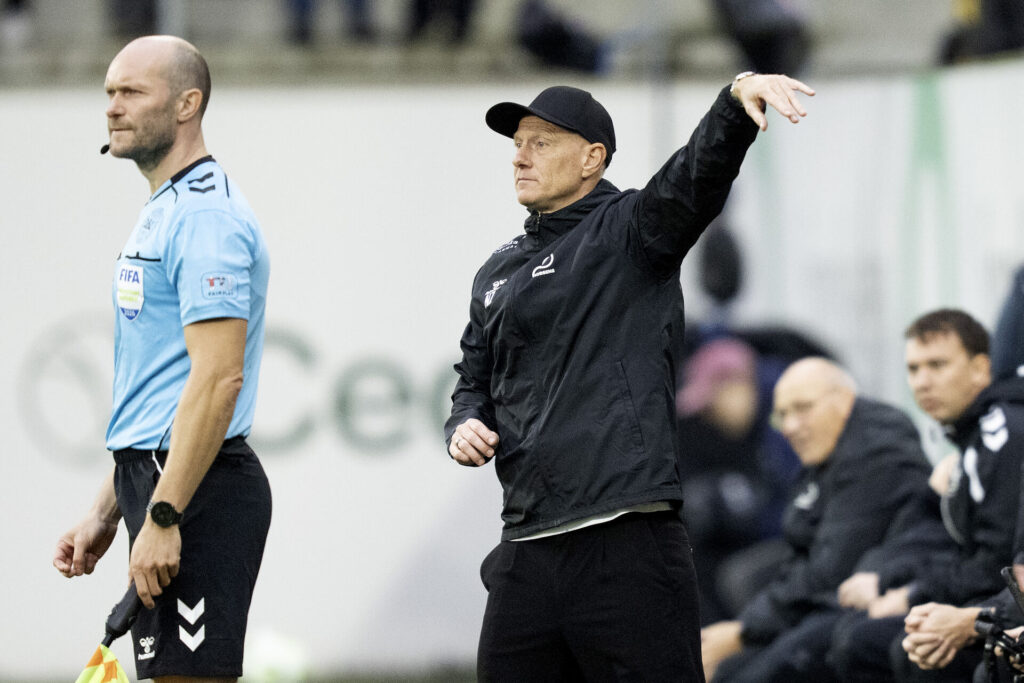 Niki Zimling under AC Horsens' kamp mod AGF.
