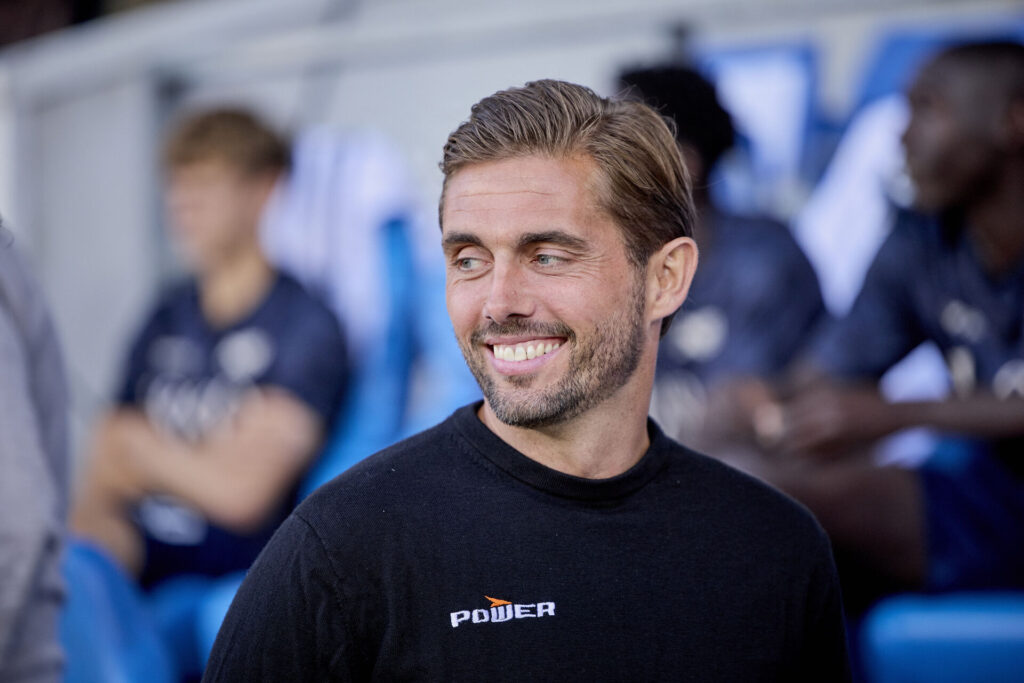 Jakob Poulsen under AGF-kamp.