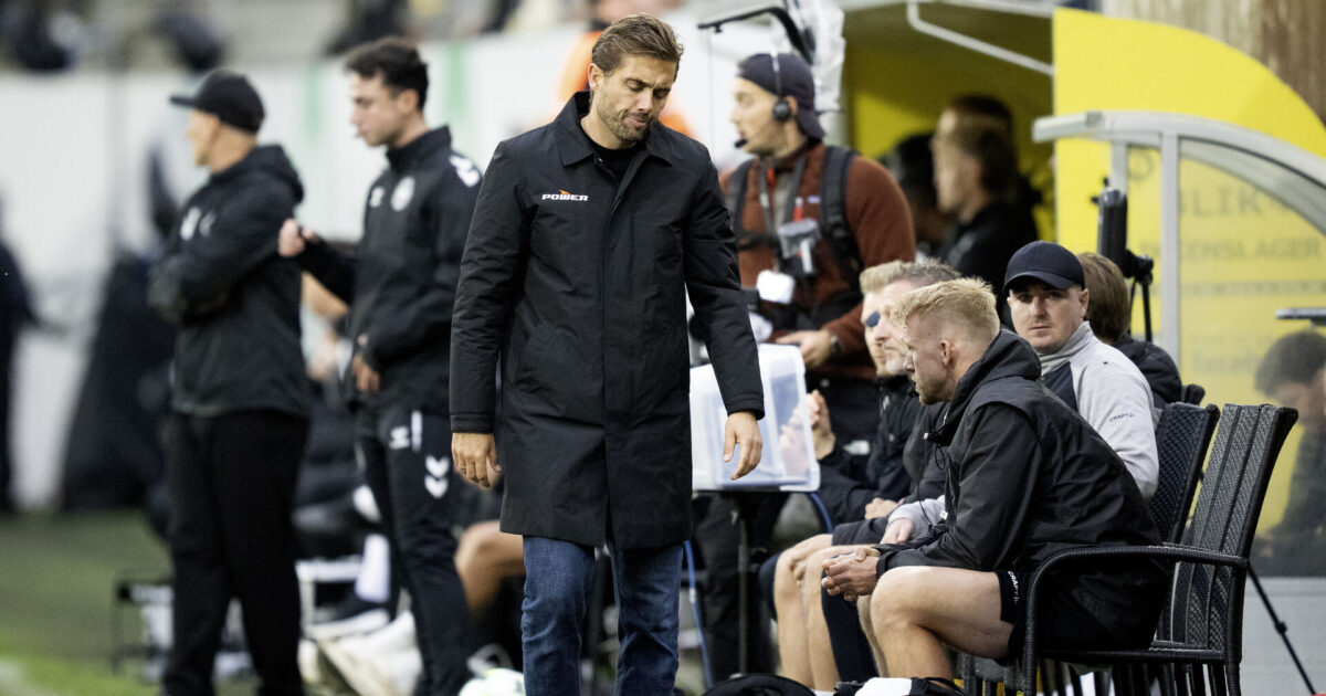 Ærgerlig Jakob Poulsen: Skuffende og for dårligt Foto: Bo Amstrup/Ritzau Scanpix