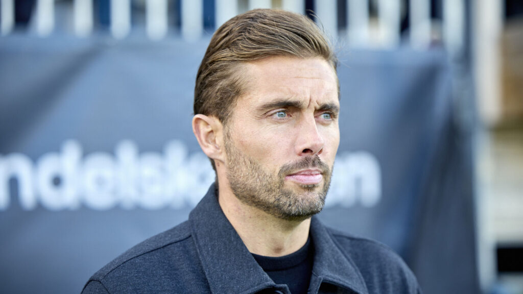 Jakob Poulsen under AGF's hjemmebanekamp mod Silkeborg IF