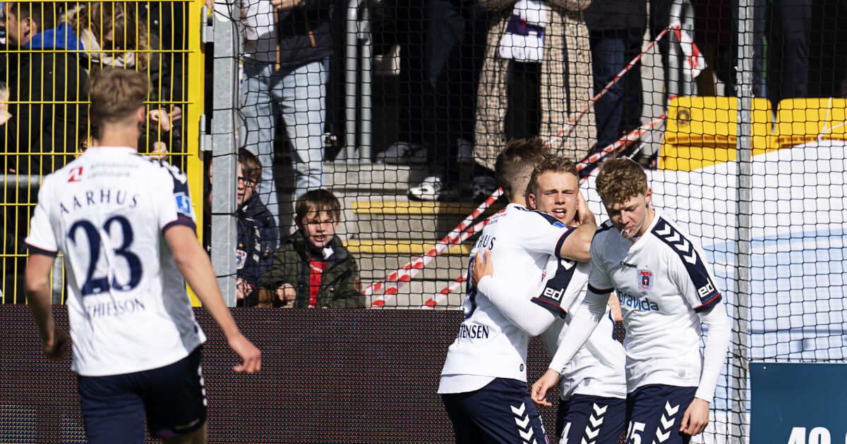 Første scoring for tidligere AGF’er i Holland Foto: Claus Bech/Ritzau Scanpix
