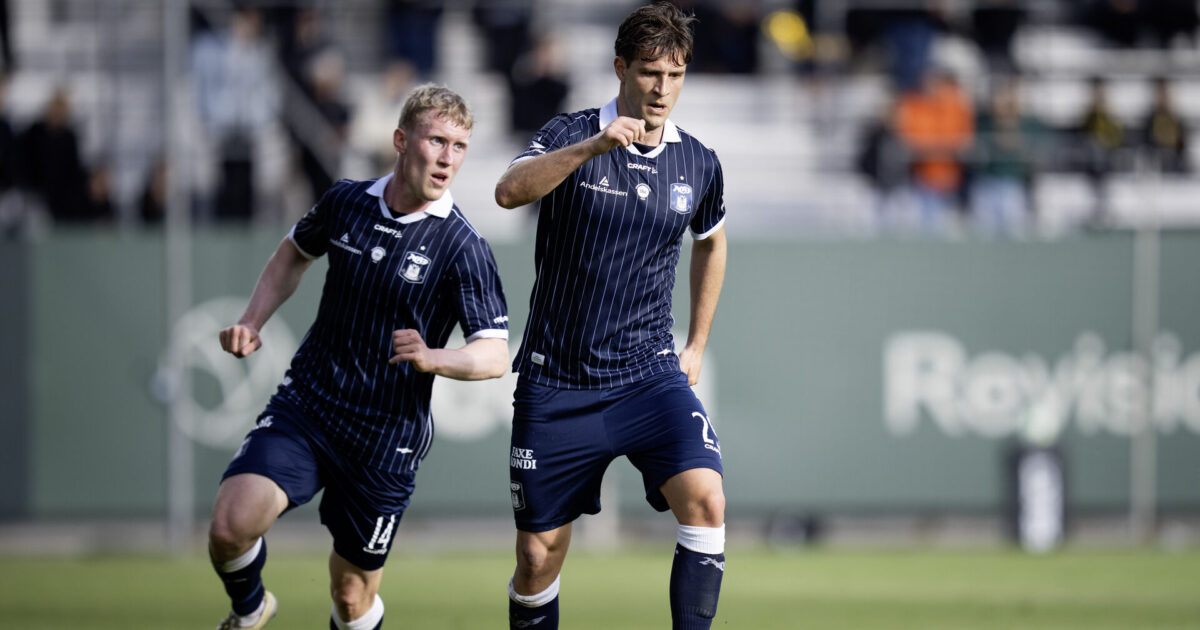 AGF holder fodbolden i gang i landsholdspausen Foto: Bo Amstrup/Ritzau Scanpix