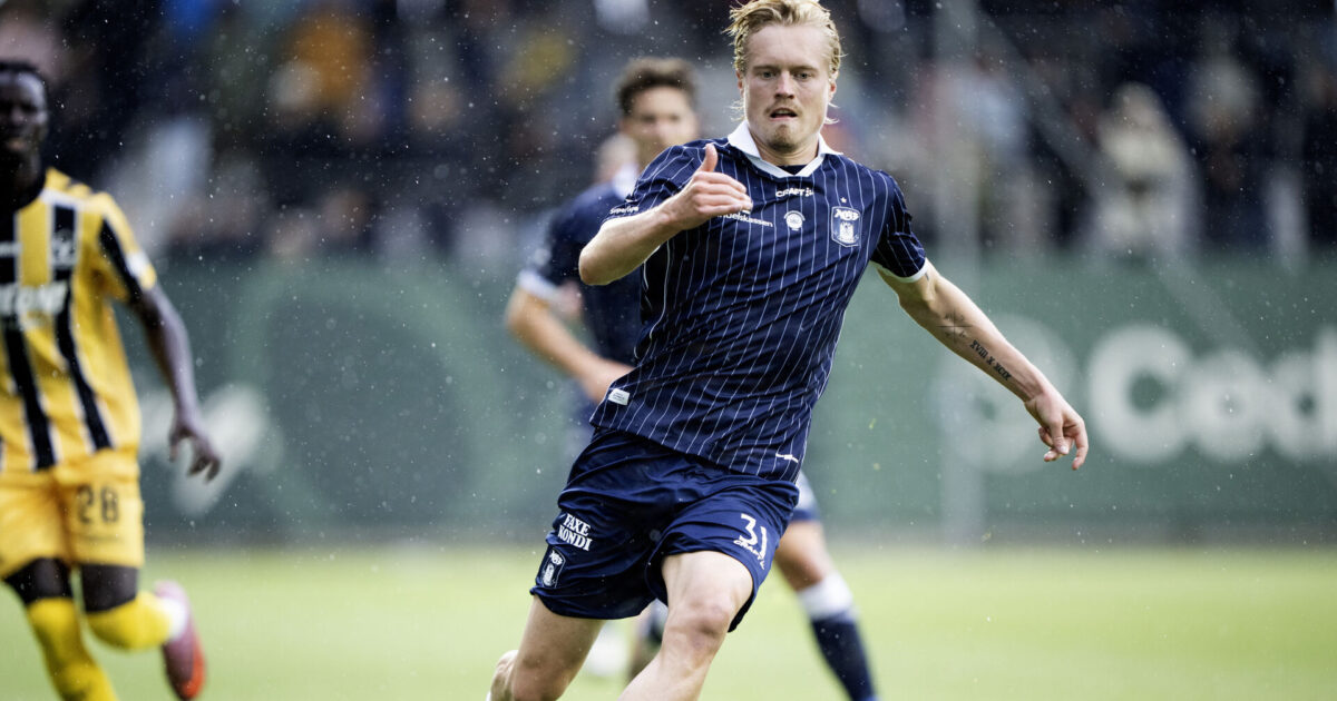 AGF tier: Hvor bliver hovedsponsoren af? Foto: Bo Amstrup/Ritzau Scanpix
