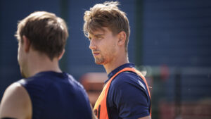 Andreas Maxsø i Brøndby-træning