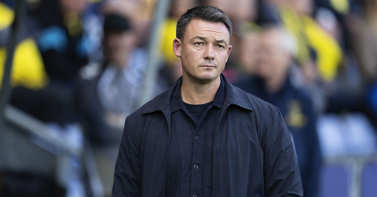 Brøndby-træner er ikke enig med hans anfører Foto: Claus Bech/Ritzau Scanpix