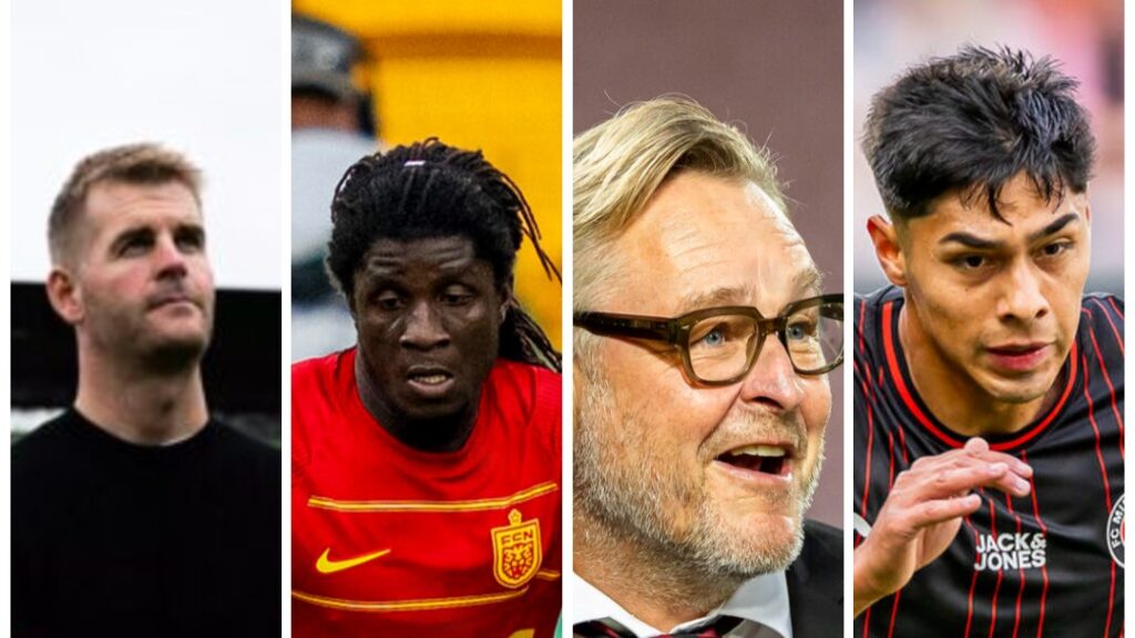 De to største salg i Superligaens historie sammen med henholdvis FCN's ALexander Riget og FCM's Claus Steinlein