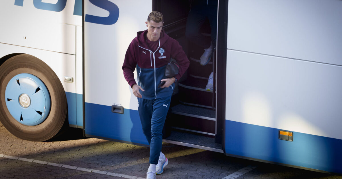 Bombe: Ronaldo forlader Danmark Foto: Liselotte Sabroe/Ritzau Scanpix