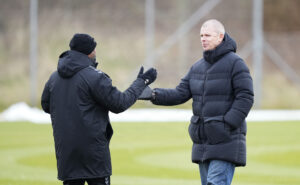 Esben Hansen på træningsbanen i AC Horsens.
